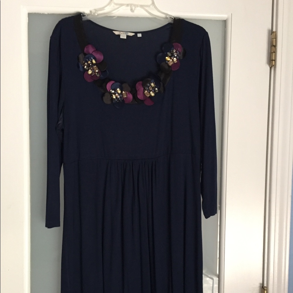 Boden navy blue dress size 16